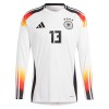 Original Fußballtrikot Deutschland Muller 13 Heimtrikot EURO 2024 Langarm Für Herren